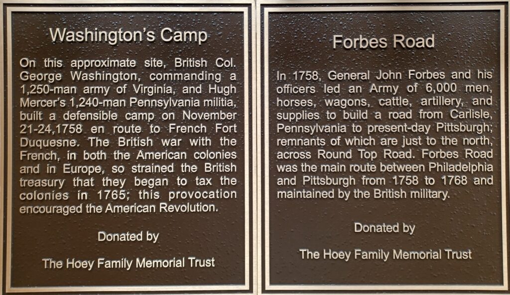 Forbes Road and Washington Camp